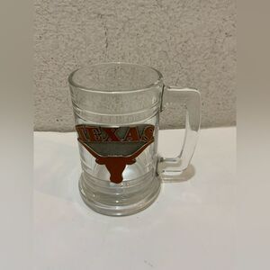 NCAA Texas Longhorns Logo 16 Oz. Clear Large Drink Beer Glass Mug